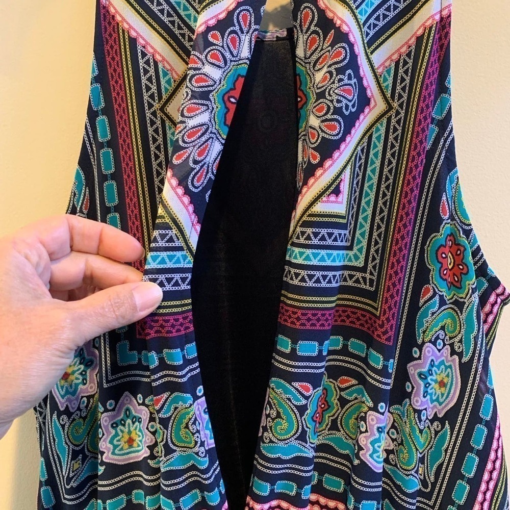 New York & Company Open Back Split Front with Shorts Underneath Small Maxi Dress - Picture 5 of 7